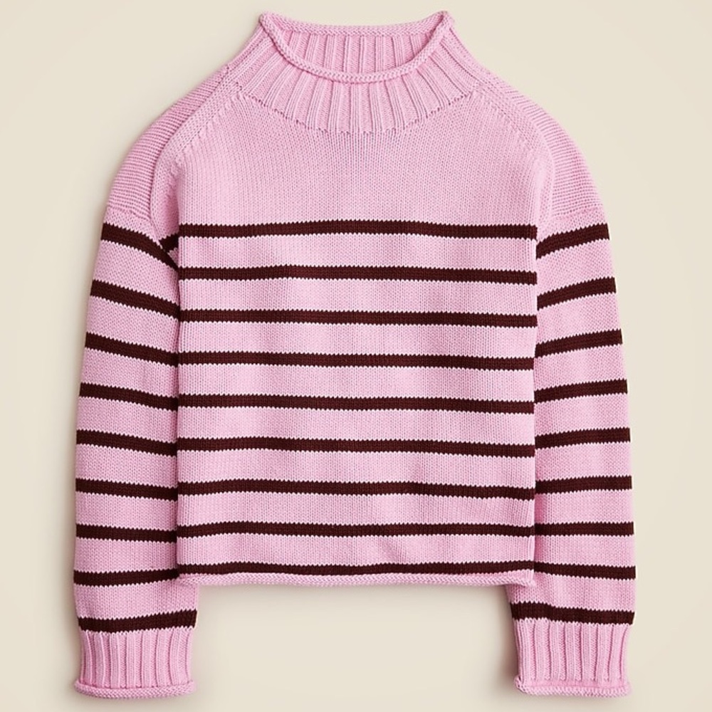 J. Crew | 2025 Rollneck™ sweater in stripe
